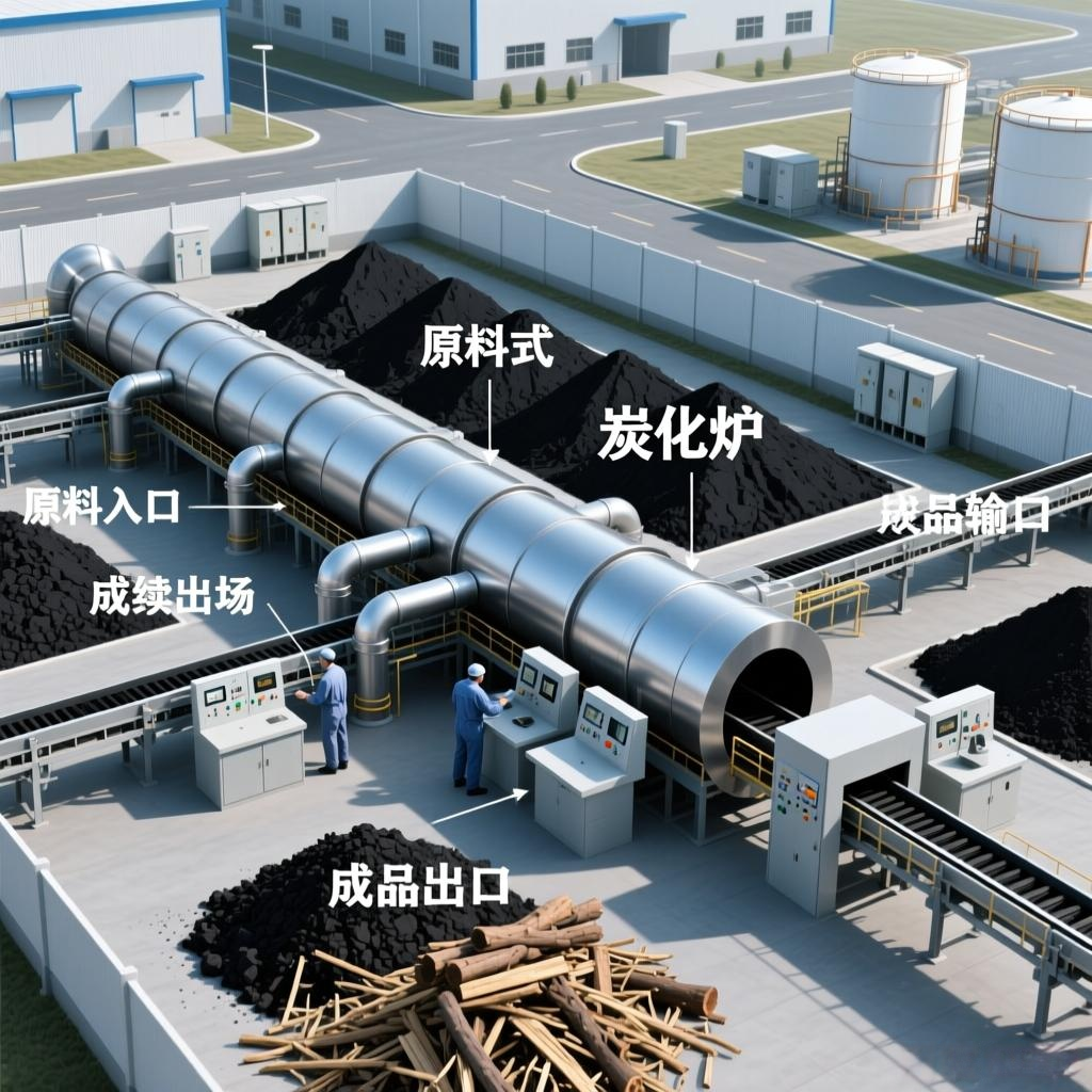 炭化爐生產線 炭化爐生產線